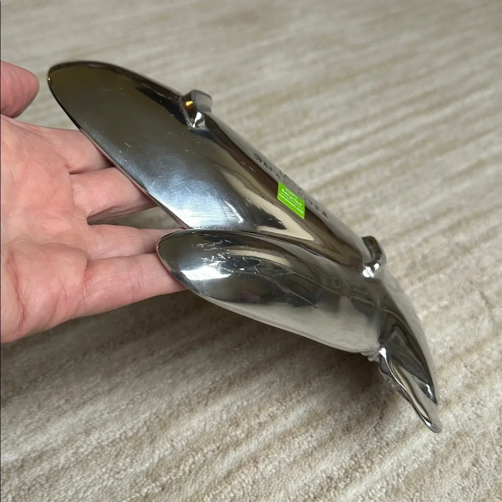 Mariposa Mitten Dish Brillante Cast Aluminum Serving Dish Candy Dish Trinket